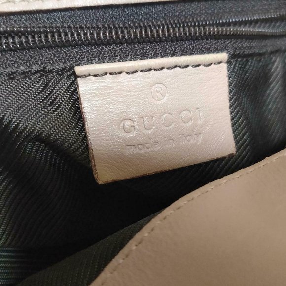 Gucci GG Ivory Canvas Handbag*** - Picture 7 of 8